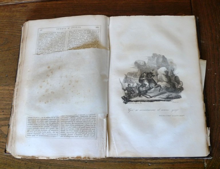 STORIA D'ITALIA DAL 1789 AL 1814 SCRITTA DA CARLO BOTTA.1834 …