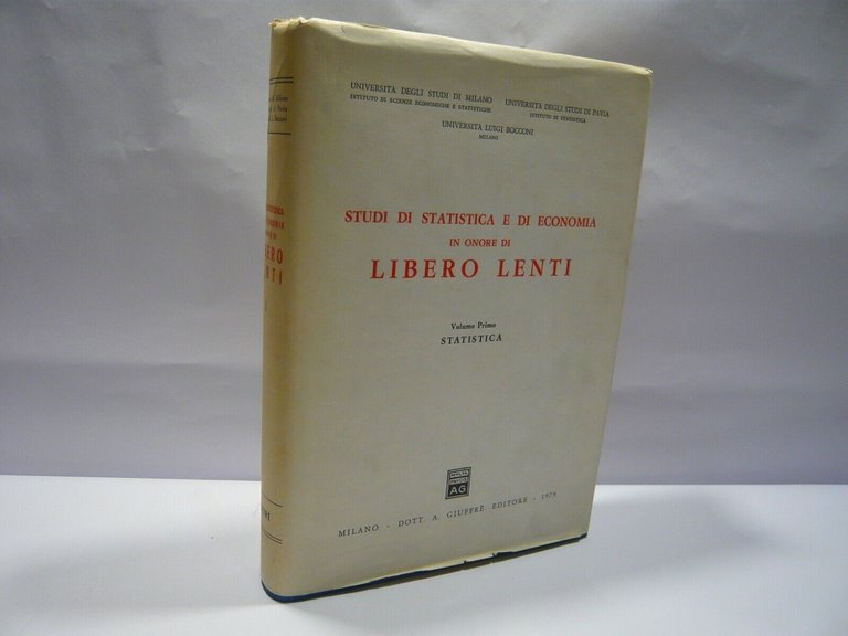 STUDI DI STATISTICA E DI ECONOMIA IN ONORE DI LIBERO …