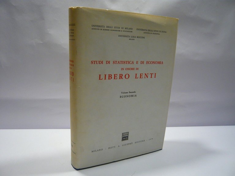 STUDI DI STATISTICA E DI ECONOMIA IN ONORE DI LIBERO …