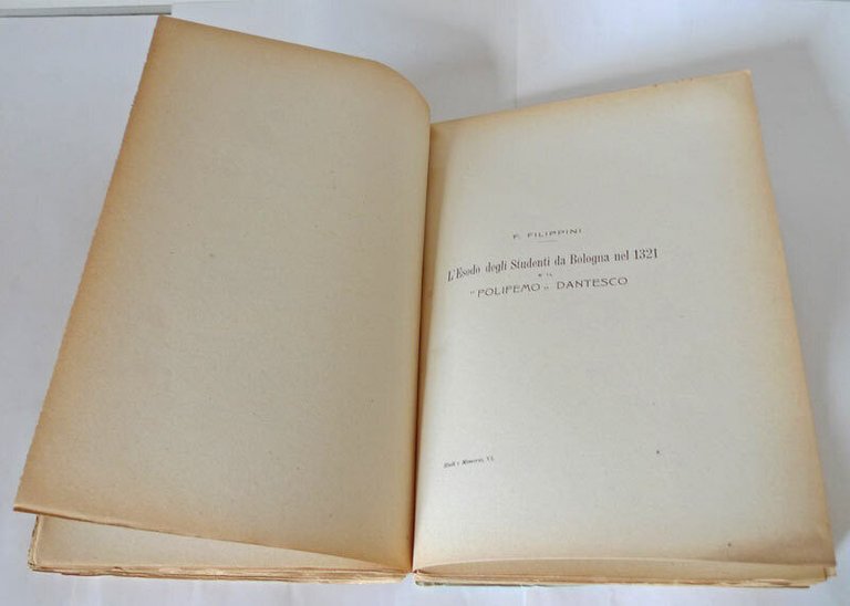 STUDI E MEMORIE PER LA STORIA DELL'UNIVERSITÀ DI BOLOGNA,1921[Archiginnasio