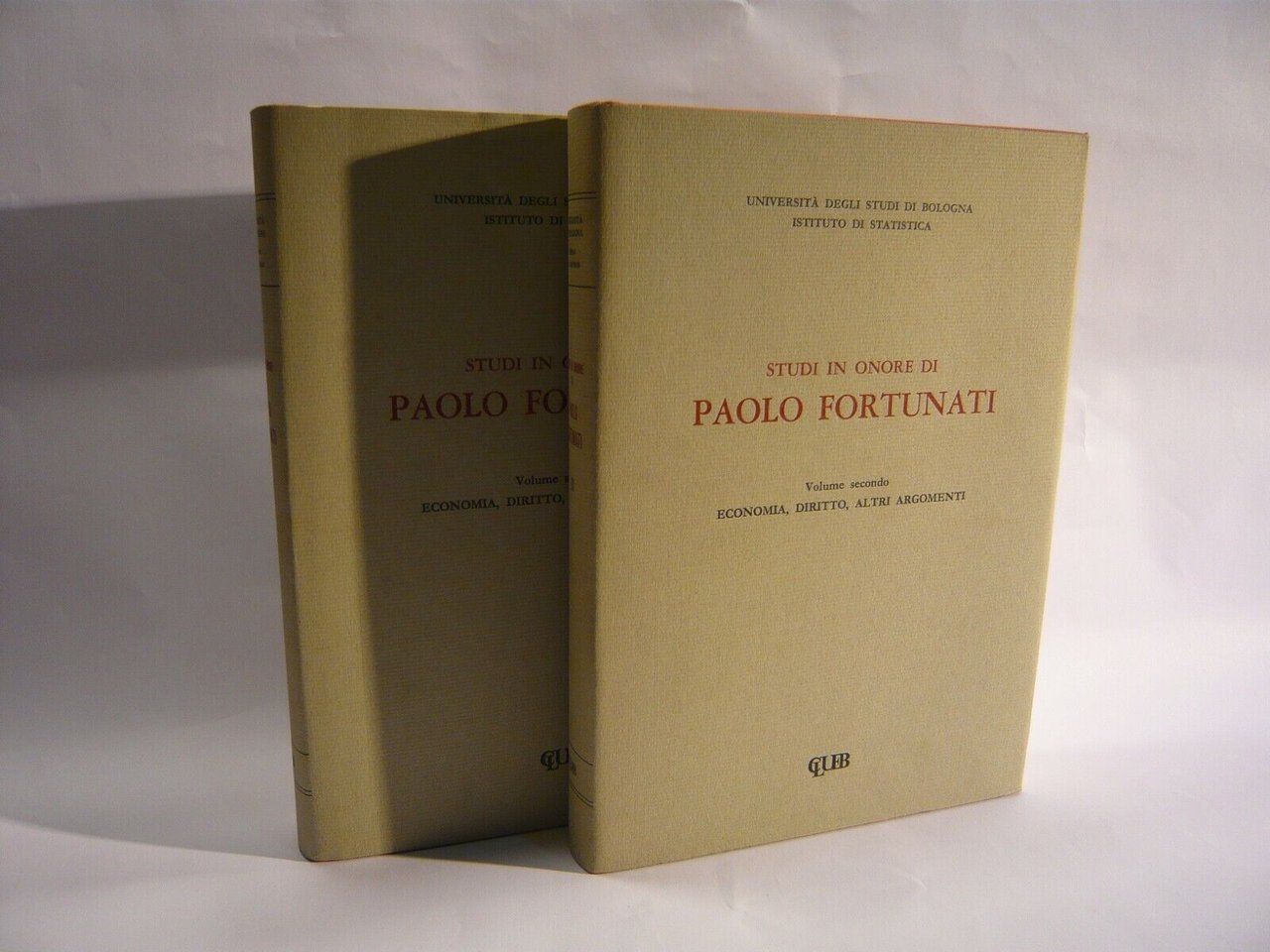 STUDI IN ONORE DI PAOLO FORTUNATI, 1980 Clueb[economia, diritto