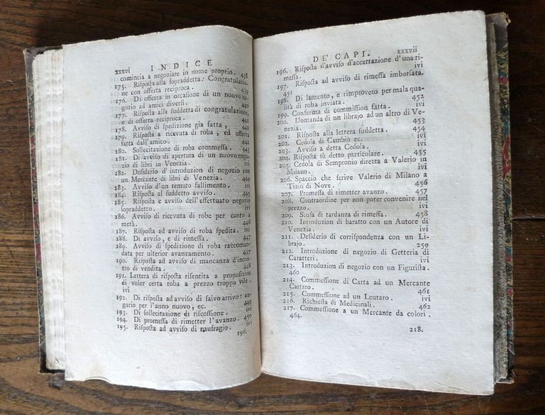 STUDIO DI LETTERE RACCOLTE DA BUONI AUTORI DALL'ABATE CHIARI DA …