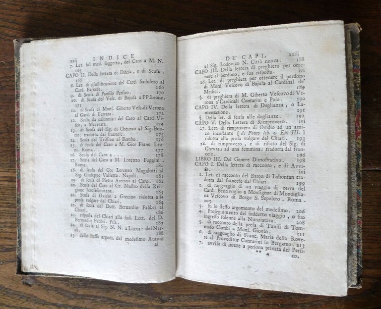 STUDIO DI LETTERE RACCOLTE DA BUONI AUTORI DALL'ABATE CHIARI DA …