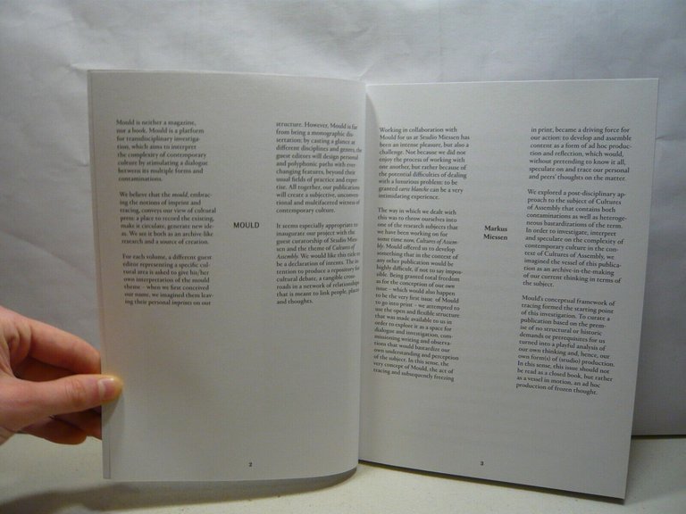 Studio Miessen,MOULD.Cultures of assembly,Milano, 2014[design,architettura