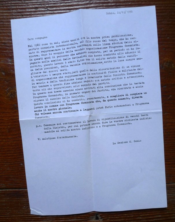 SUL FILO DEL TEMPO VOL.1,PCInt 1988[Battaglia Comunista 1949,Bordiga | Immagine Gallery 7
