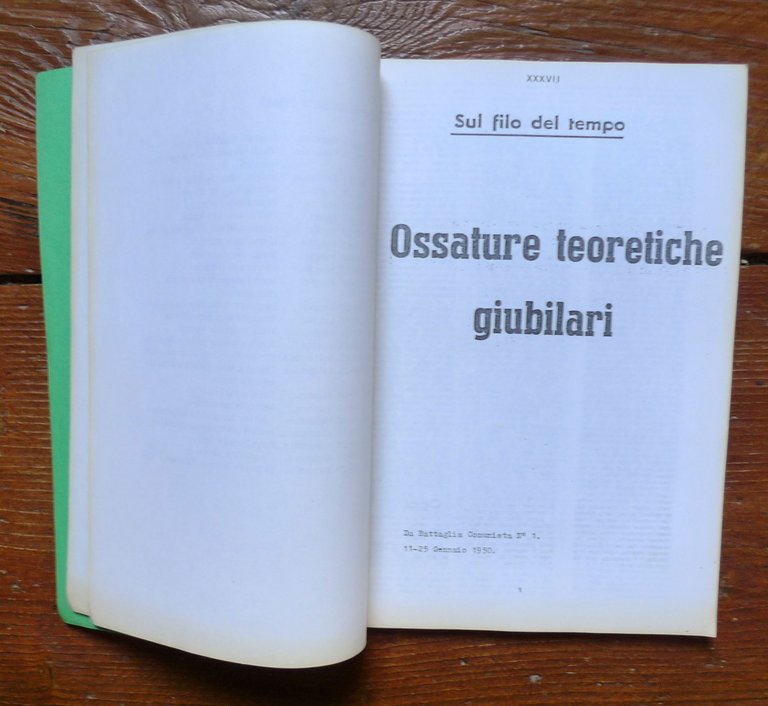 SUL FILO DEL TEMPO VOL.2,PCInt[Battaglia Comunista 1950,Bordiga | Immagine Gallery 4