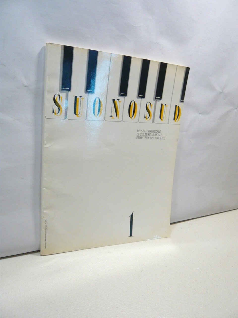 SUONOSUD 1 rivista trimestrale di culture musicali, 1988[musicologia