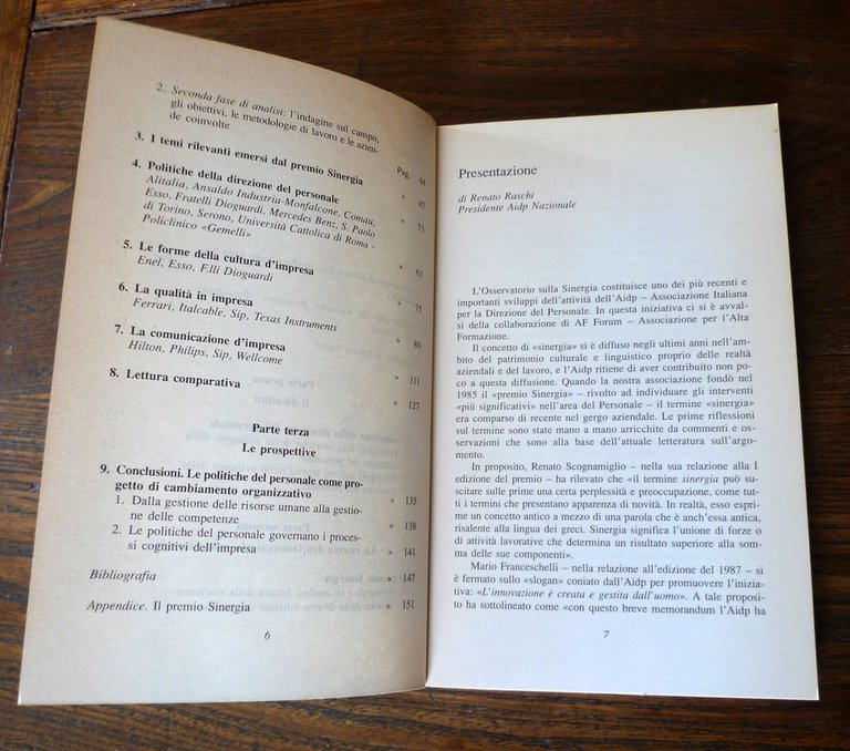 SVILUPPO DELLE POLITICHE DEL PERSONALE NELLE AZIENDE ITALIANE,1995[RISORSE UMANE