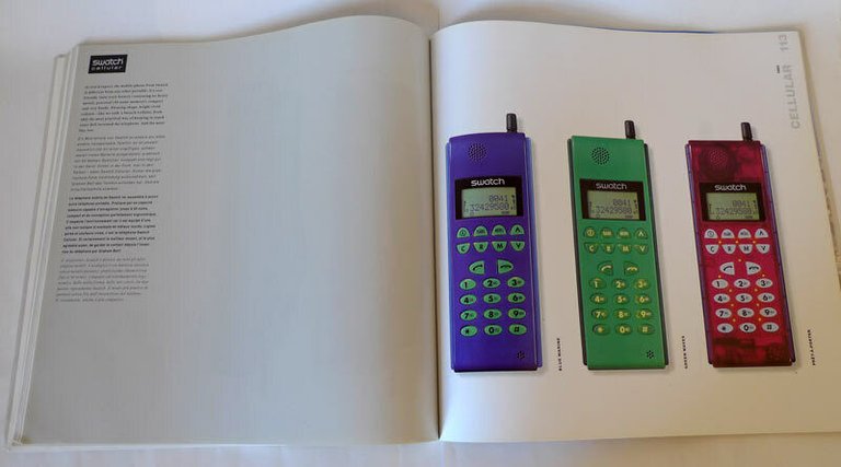 SWATCH 93.ANOTHER YEAR,ANOTHER CHAPTER,1993[yearbook,catalogue,orologi,cellulari