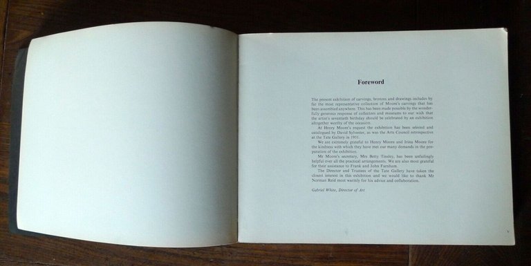 Sylvester,HENRY MOORE,Tate Gallery,1968[catalogo mostra,scultura,arte