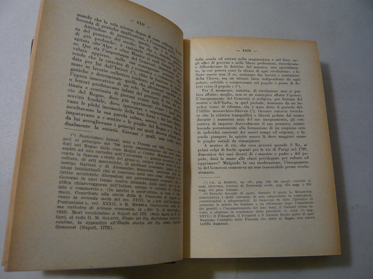 Tagliacozzo,ECONOMISTI NAPOLETANI (sec. XVII-XVIII),Bologna,1937
