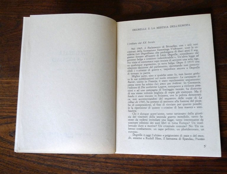 Tarchi,DEGRELLE E IL REXISMO,1978 Giovanni Volpe[storia,Belgio,fascismo