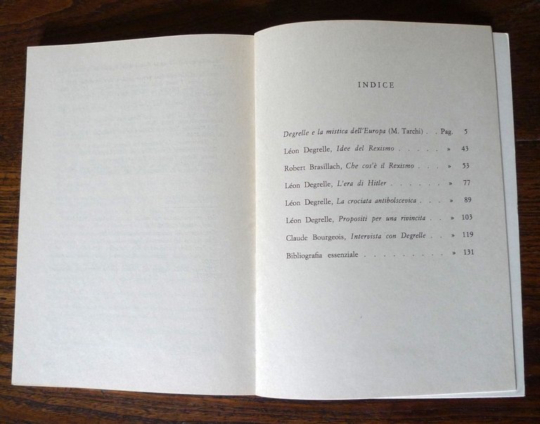 Tarchi,DEGRELLE E IL REXISMO,1978 Giovanni Volpe[storia,Belgio,fascismo