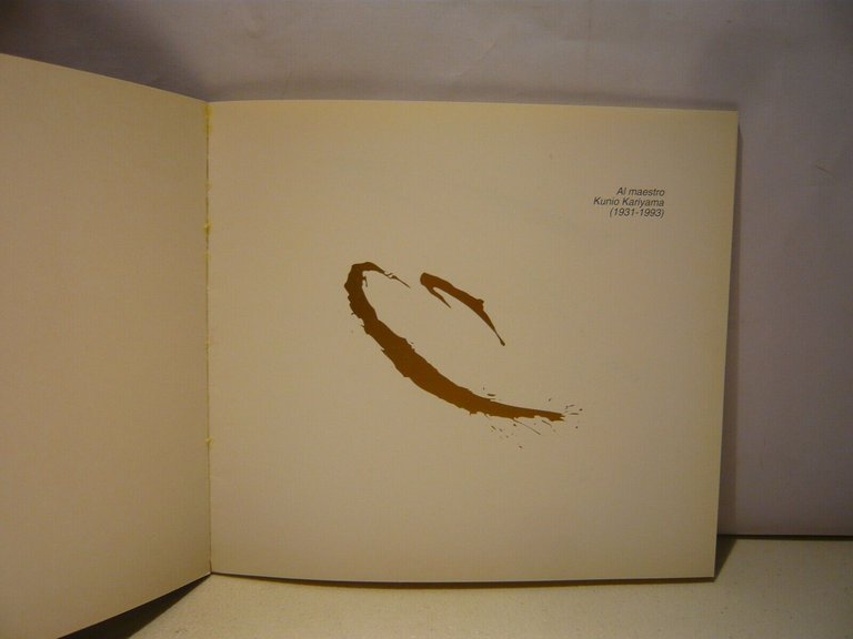 TATSUNORI KANO, catalogo mostra,1993[Simongavina,Dino Gavina