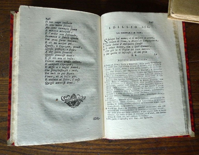 TEOCRITO VOLGARIZZATO DA ANTON MARIA SALVINI,1754 BELLOTTI[IDILLI,poesia