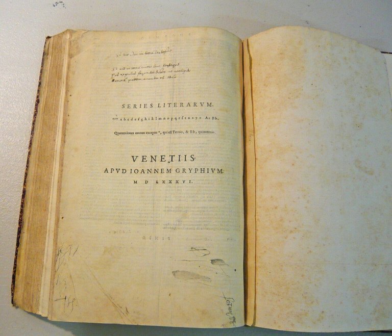 TERENTIUS AFER,commentariis Aelii Donati,COMOEDIAE,1586 Grifio[Terenzio,Commedie