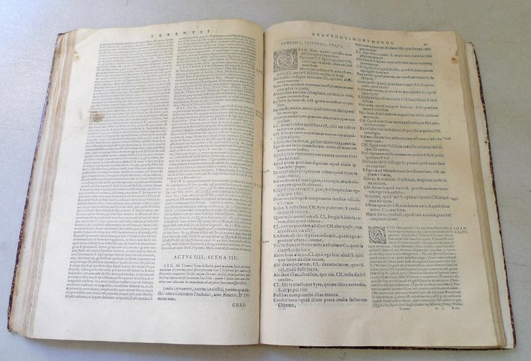 TERENTIUS AFER,commentariis Aelii Donati,COMOEDIAE,1586 Grifio[Terenzio,Commedie