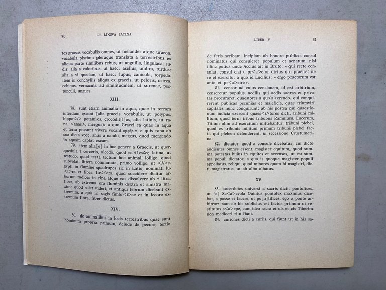 Terentius Varro,DE LINGUA LATINA,DE RE USTICA,DE GENTE POPULI ROMANI...,1965 | Immagine Gallery 4