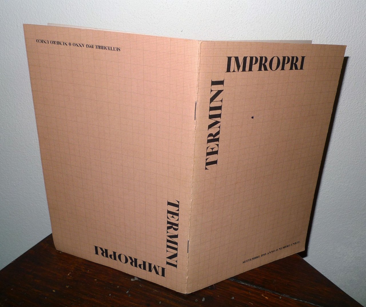 TERMINI IMPROPRI RIVISTA D'ARTE AD LIBITUM SETTEMBRE 1993 ANNO 0