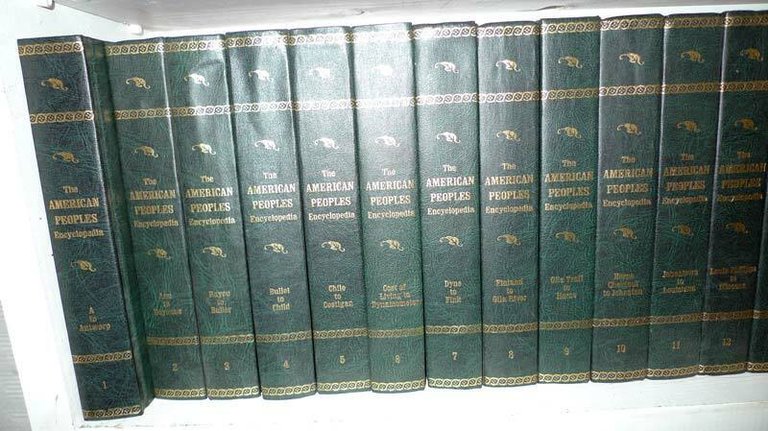 THE AMERICAN PEOPLES ENCYCLOPEDIA, 26 voll.,1969 Grolier[storia America,USA