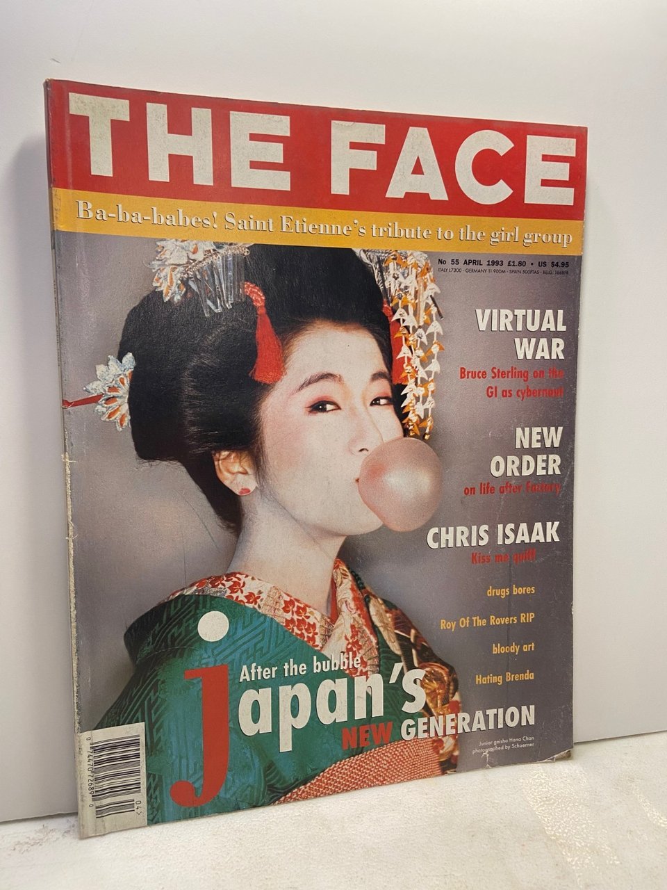 THE FACE MAGAZINE Apri. 1993, N.55[Japan,Bruce Sterling,Chris Isaak | Immagine principale
