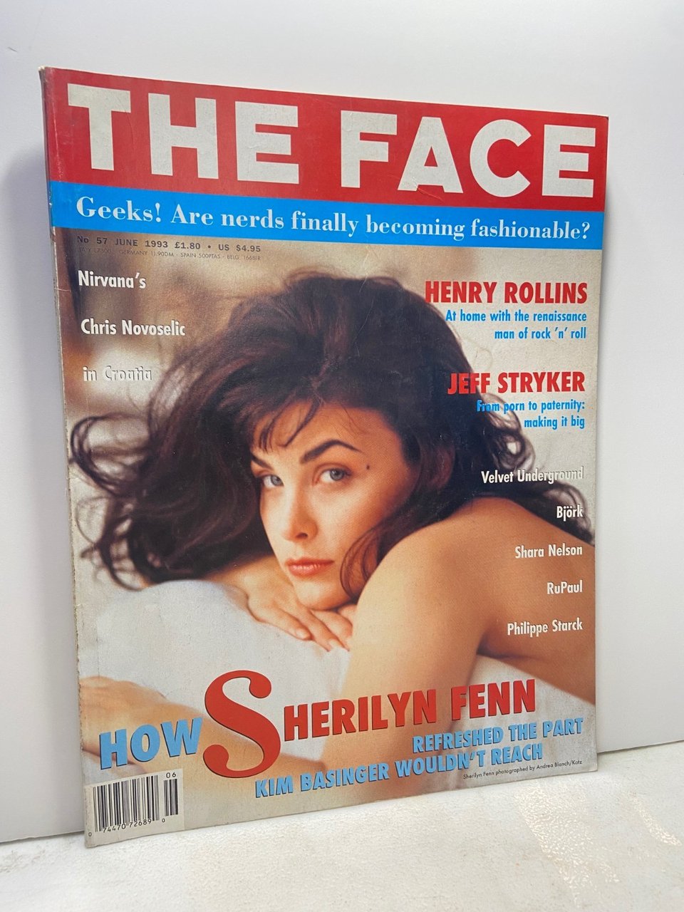 THE FACE MAGAZINE June 1993, N.57[Sherilyn Fenn,Henry Rollins,Jeff Stryker | Immagine principale
