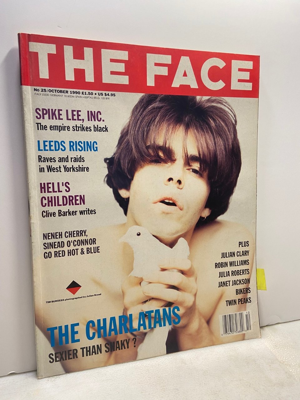 THE FACE MAGAZINE Oct. 1990, N.25[The Charlatans,Sinead O'Connor,Robin Williams | Immagine principale