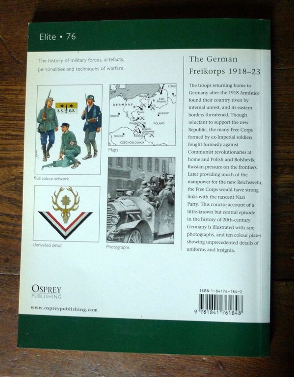 THE GERMAN FREIKORPS 1918-23,Osprey 2001/DIE BURGUNDERKRIEGE,2017,HEERE & WAFENN