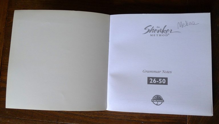 THE SHENKER METHOD.LESSONS 26-50.GRAMMAR NOTES,2005[CORSO INGLESE