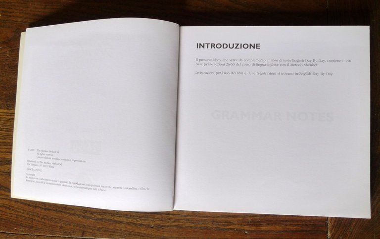 THE SHENKER METHOD.LESSONS 26-50.GRAMMAR NOTES,2005[CORSO INGLESE