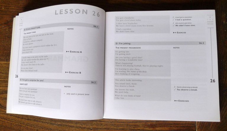 THE SHENKER METHOD.LESSONS 26-50.GRAMMAR NOTES,2005[CORSO INGLESE