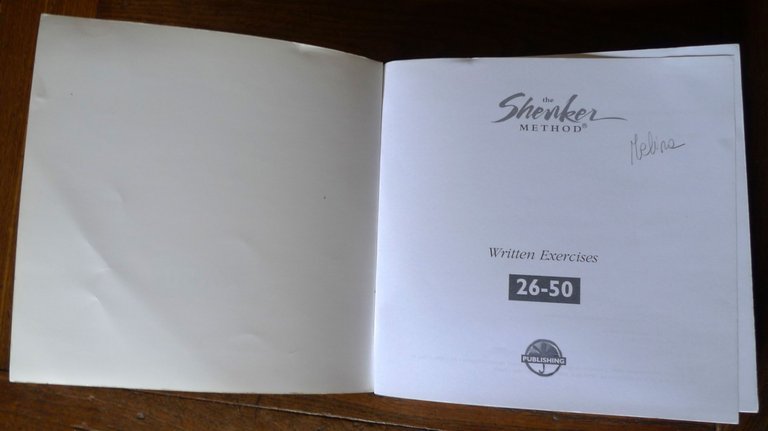 THE SHENKER METHOD.LESSONS 26-50.WRITTEN EX.WRITTEN EXERCISES,2005[CORSO INGLESE