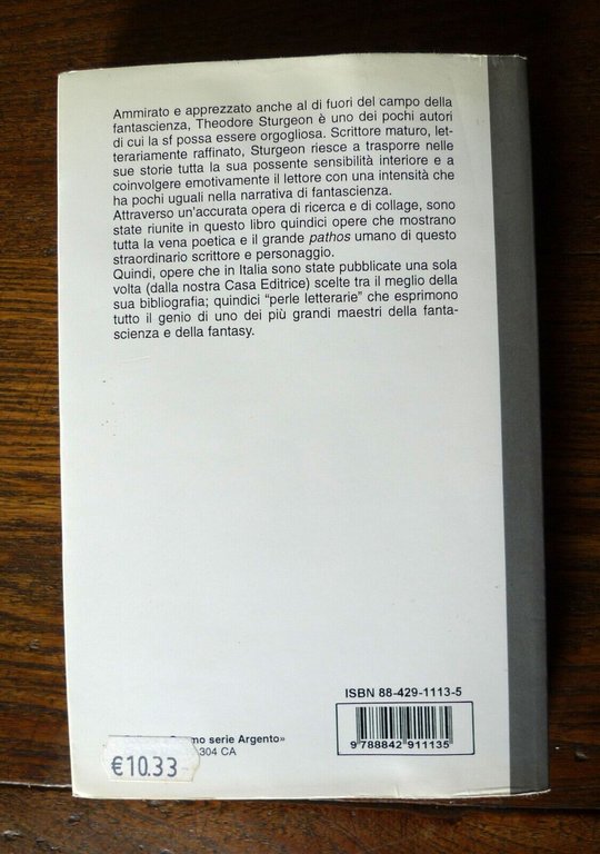 Theodore Sturgeon,LO SCRIGNO DELLE 15 PERLE,1999 Ed. NORD[COSMO,fantascienza