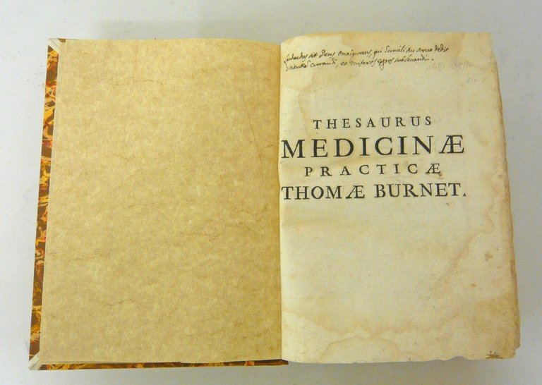 Thomas Burnet,THESAURUS MEDICINAE PRACTICAE.HIPPOCRATES,1733 Savioni[medicina