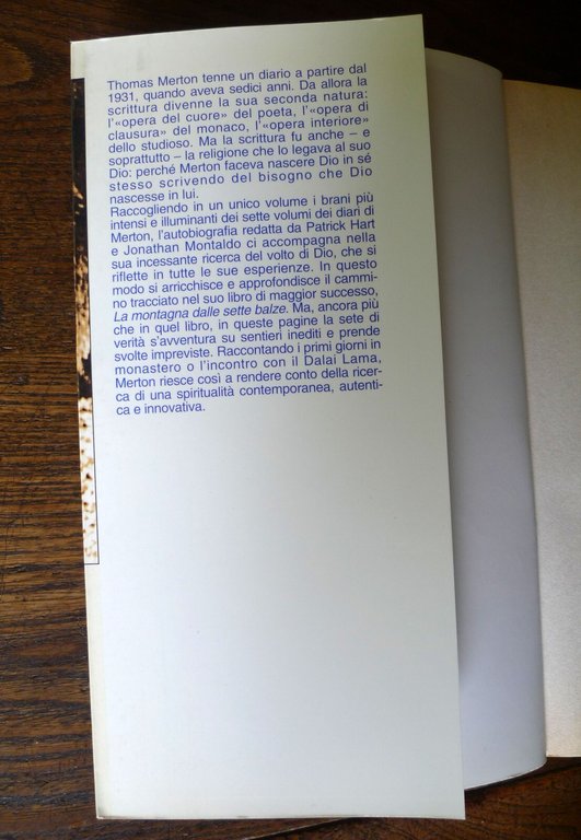 Thomas Merton,SCRIVERE È PENSARE,VIVERE,PREGARE,2001 Garzanti[autobiografia