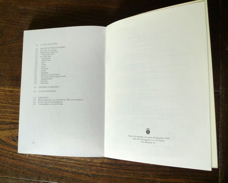 Thomas Merton,UN VIVERE ALTERNATIVO,1994 Qiqajon-Comunità di Bose[spiritualità