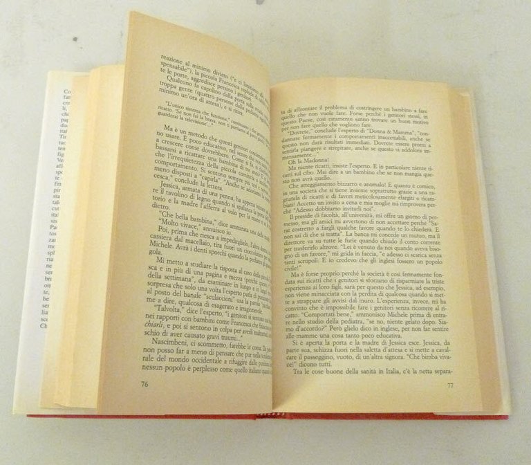 Tim Parks,UN'EDUCAZIONE ITALIANA,1996 Bompiani[sociologia,scuola