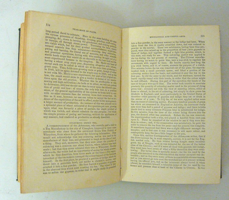 Timbs,THE YEAR-BOOK OF FACTS in Science and Art,1850[storia scienza,annuario
