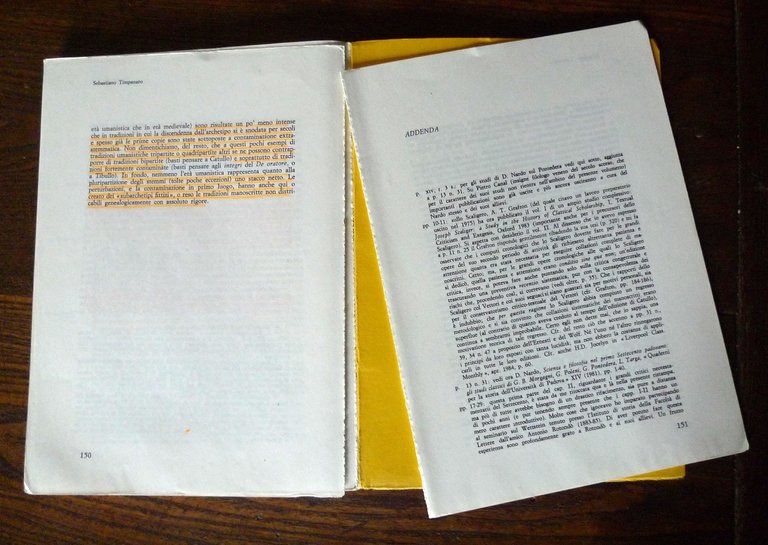Timpanaro,LA GENESI DEL METODO DEL LACHMANN,1998 Liviana[filologia,critica