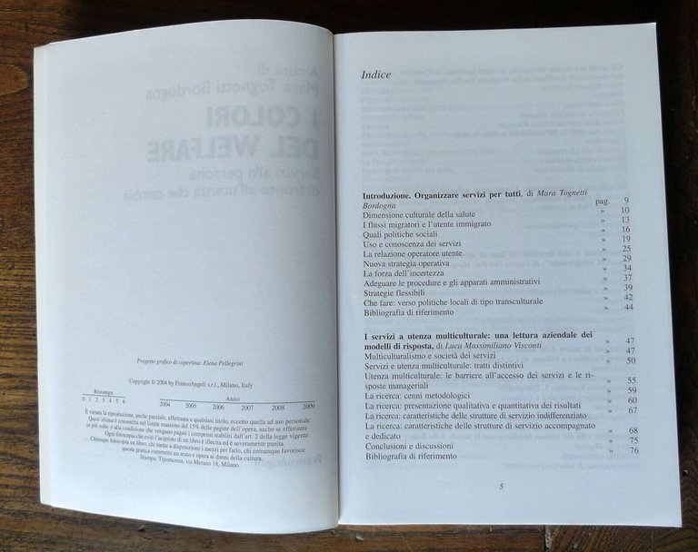Tognetti Bordogna,IL COLORI DEL WELFARE,2004 FrancoAngeli[servizi alla persona