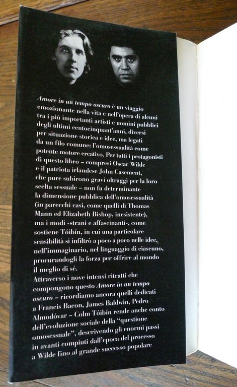 Toibin,AMORE IN UN TEMPO OSCURO.Vite gay da Wilde ad Almodovar,2003 …