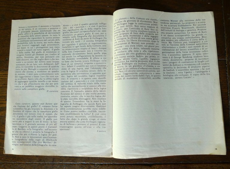 Toni Negri,LA PIPA SPEZZATA,1980 GIALLO VERITÀ suppl.PANORAMA | Immagine Gallery 4