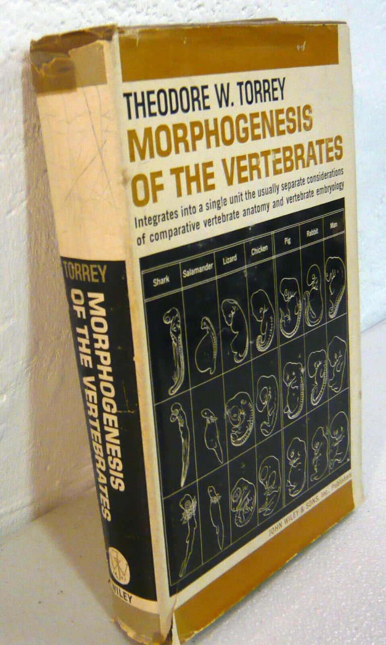 Torrey,MORPHOGENESIS OF THE VERTEBRATES,1966 Wiley[zoologia