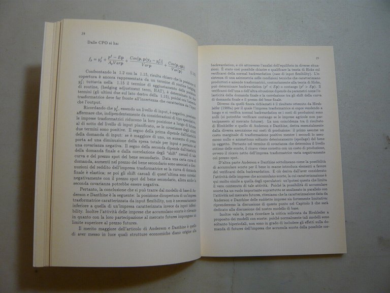 Torricelli,I MERCATI FUTURES,Bologna,1992