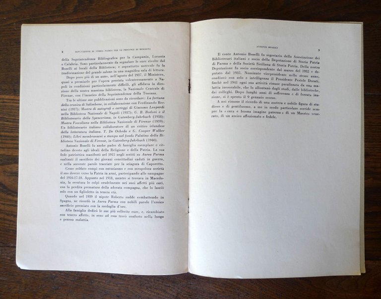 Toschi,ANTONIO BOSELLI.COMMEMORAZIONE LETTA NELL'ADUNANZA DEL 22 MAG.1955[storia | Immagine Gallery 5