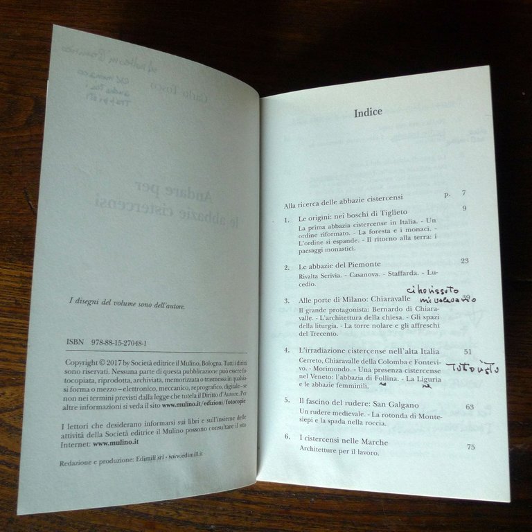 Tosco,Andare per LE ABBAZIE CISTERCENSI,2017 il Mulino[monaci,religione