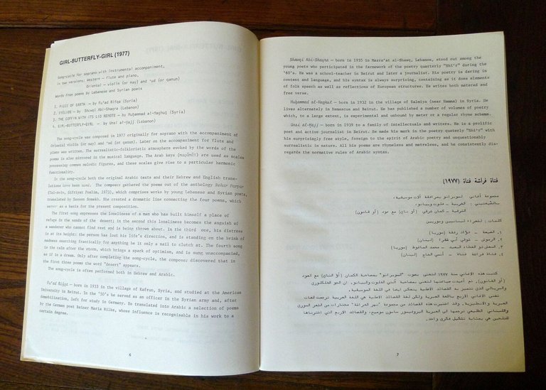 TSIPPI FLEISCHER,MUSIC FOR SMALL ENSEMBLE,1988[musica,spartiti,Israele