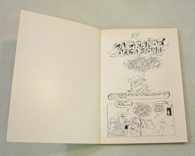 Ugo La Pietra,LA GRANDE OCCASIONE,1976 Plana[arte,fumetti,architettura