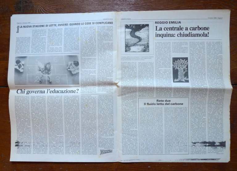 UMANITÀ NOVA.Settimanale anarchico Anno 68 n.8 13 marzo 1988[violenza sessuale