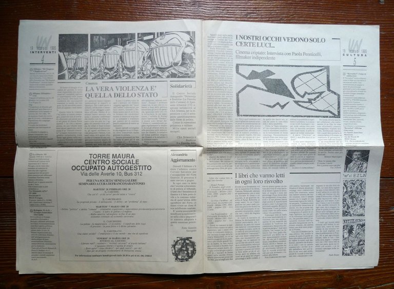 UMANITÀ NOVA.Settimanale anarchico.Anno 75 n.6 19 feb.1995[ANARCHIA | Immagine Gallery 3